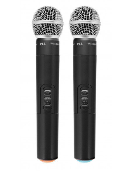 McGrey UHF-2V2H Quad Radio Microphone Set with 2x handheld microphones, 2 headsets and pocket