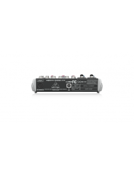 Mesa de Mistura USB BEHRINGER Q1002USB XENYX de 10 canais