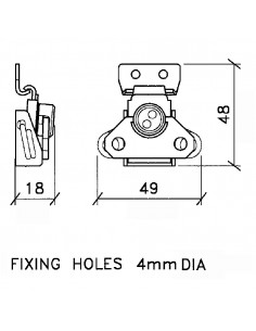 PENN L0914Z Mini Fecho Borboleta 2