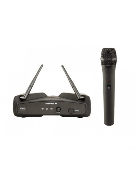 Microfone Emissor Mao UHF 1Ch VM202M