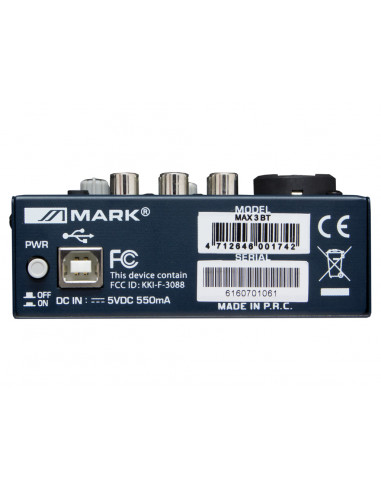 MARK MAX3BT Mesa/Interface USB MARK MAX3BT Mesa/Interface USB