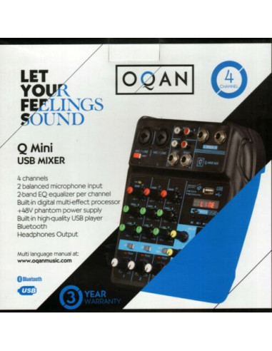 OQAN QMini Mesa/Interface USB BT MP3