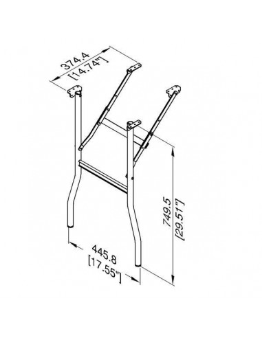 PENN R1600 Pernas de Mesa p/ Flight