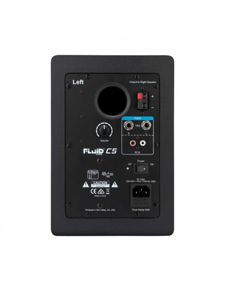 Fluid Audio C5 Par Monitores Estudio Ativos