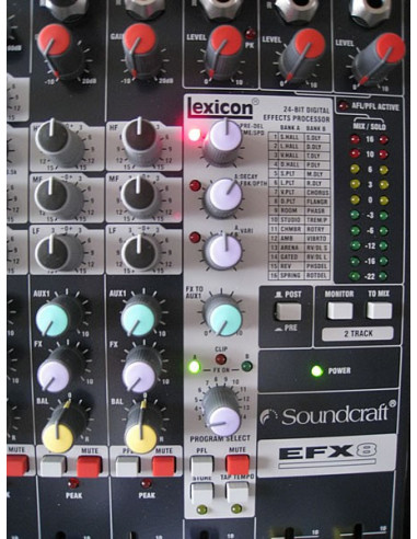 Mesa Mistura 8Ch Mono 2Ch Stereo Efx EFX8