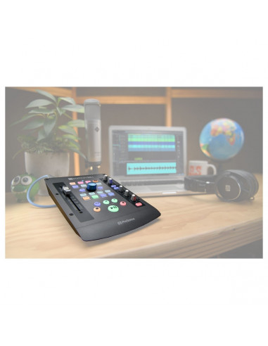 Interface de áudio e controlador de...