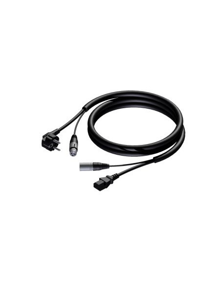 Cabo Audio XLR-XLR e Alimentaçao 10Mt   