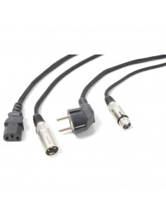 Cabo Audio XLR-XLR e Alimentaçao 10Mt    2