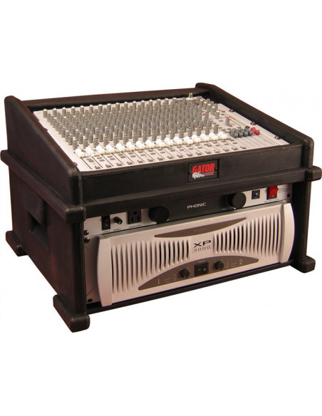 GATOR Rack tipo consola p/ mesa + 4UN