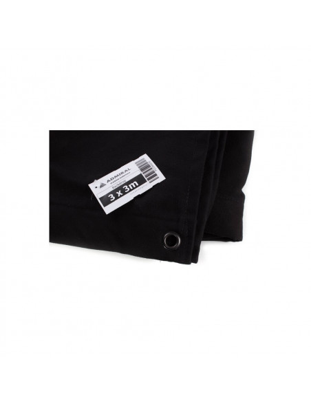 Pano de Fundo 3mx3m preto 320 g/m² Backdrop