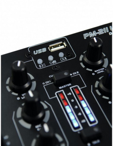 OMNITRONIC PM-211P DJ Mixer with Player