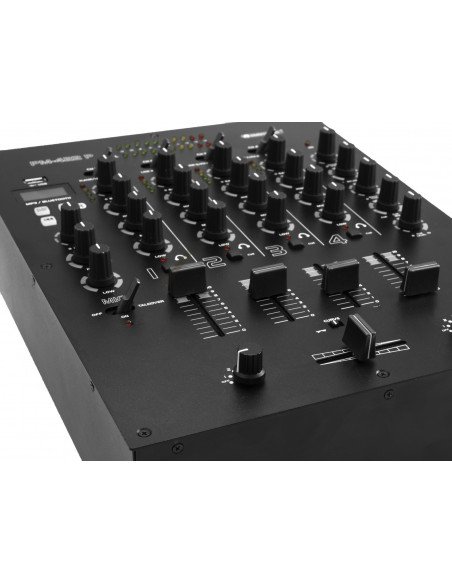 OMNITRONIC PM-422P 4-Channel DJ Mixer with Bluetooth & USB Player -
