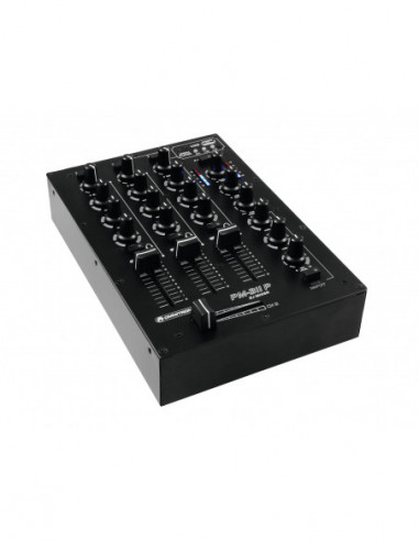 OMNITRONIC PM-311P DJ Mixer with Player - Mixer de DJ de 3 canais com MP3 player integrado