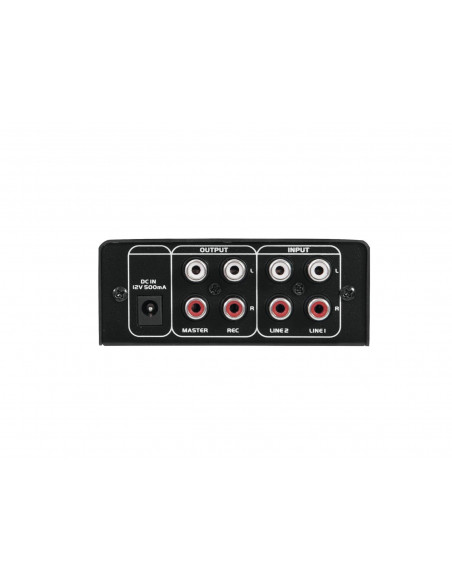 OMNITRONIC GNOME-202 Mini Mixer black - Mesa de mistura dj de dois canais