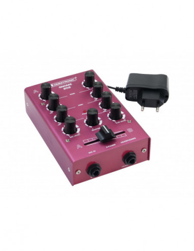 OMNITRONIC GNOME-202 Mini Mixer red