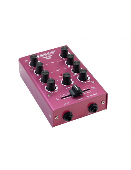 OMNITRONIC GNOME-202 Mini Mixer red