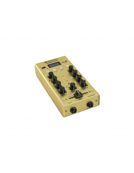 OMNITRONIC GNOME-202P Mini Mixer gold