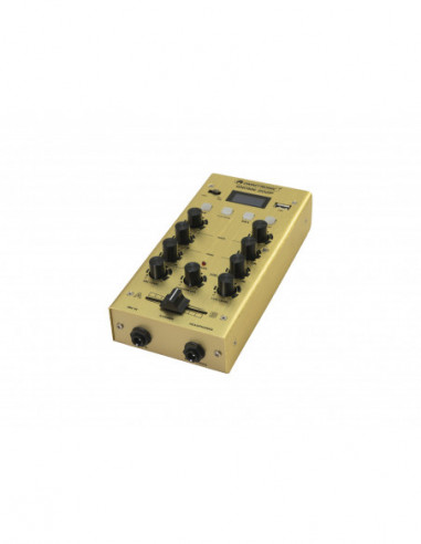 OMNITRONIC GNOME-202P Mini Mixer gold