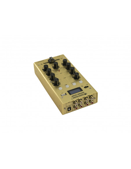 OMNITRONIC GNOME-202P Mini Mixer gold