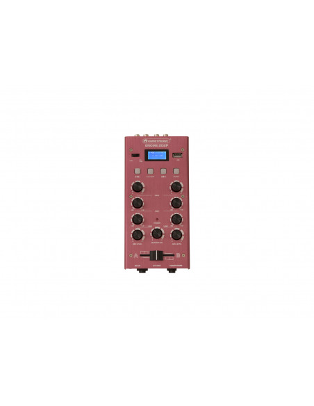 OMNITRONIC GNOME-202P Mini Mixer red
