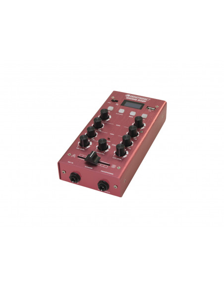 OMNITRONIC GNOME-202P Mini Mixer red