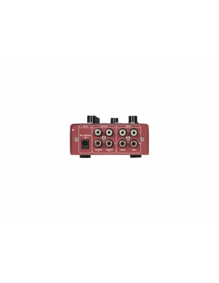 OMNITRONIC GNOME-202P Mini Mixer red