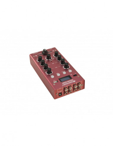 OMNITRONIC GNOME-202P Mini Mixer red