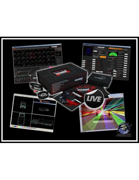 PHOENIX 4 Software e Interface Laser Ilda
