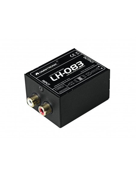 OMNITRONIC LH-083 Stereo Isolator RCA S