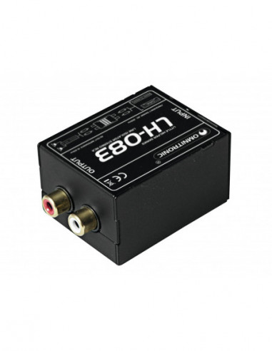 OMNITRONIC LH-083 Stereo Isolator RCA S