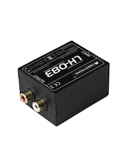 OMNITRONIC LH-083 Stereo Isolator RCA S