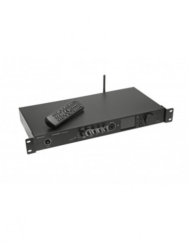 OMNITRONIC DJP-900NET Class D Amplifier with Internet Radio - Receptor stereo compacto com rádio na Internet, DAB+, Bluetooth