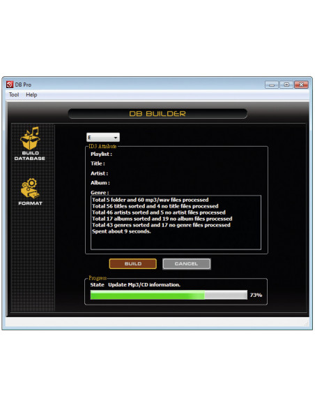 OMNITRONIC CMP-2000 Dual CD/MP3 Player  - Leitor de CD duplo com função MP3 para DJs