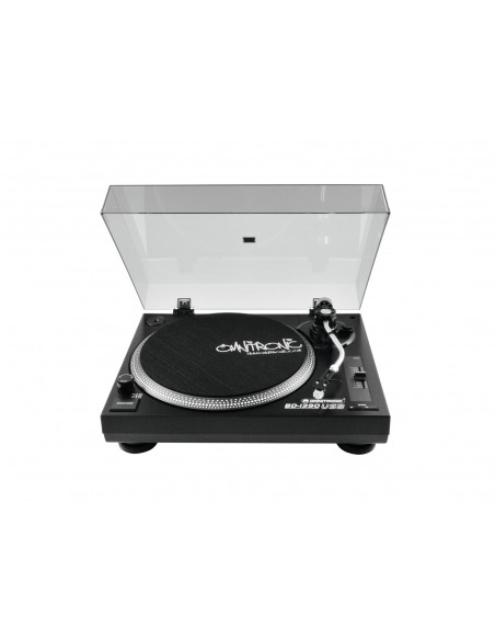 OMNITRONIC BD-1390 USB Turntable bk - Gira discos usb