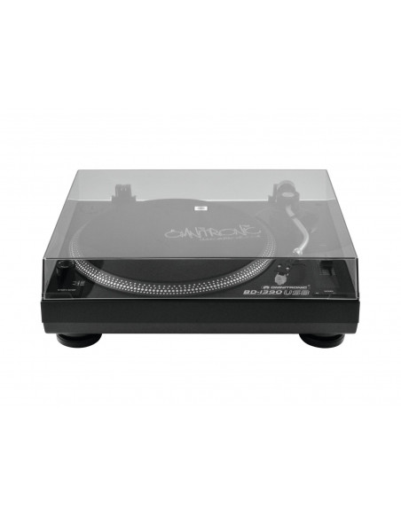 OMNITRONIC BD-1390 USB Turntable bk - Gira discos usb