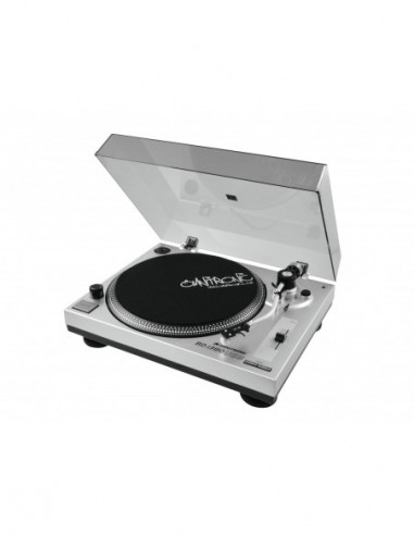 OMNITRONIC BD-1380 USB Turntable sil...