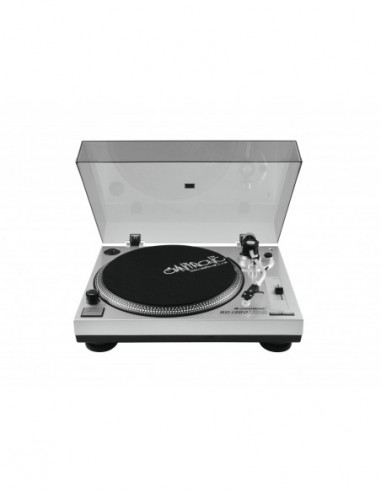 OMNITRONIC BD-1380 USB Turntable sil...