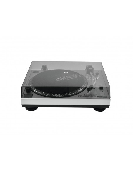 OMNITRONIC BD-1380 USB Turntable sil - Gira discos