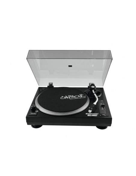 OMNITRONIC BD-1320 Turntable bk - Gira discos