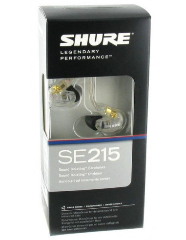 SHURE Auscultador In-Ear Cor Pele SE215