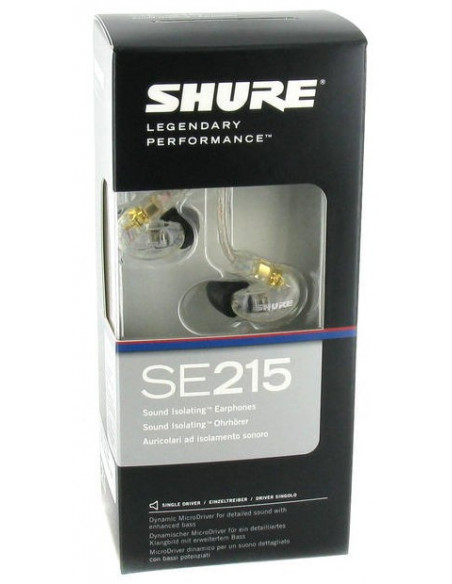SHURE Auscultador In-Ear Cor Pele SE215