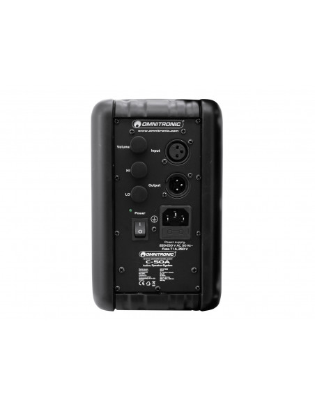 OMNITRONIC C-50A active black 2x Colunas Ativas