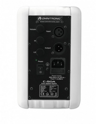 OMNITRONIC C-50A active white 2x...