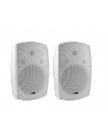 OMNITRONIC OD-8T Wall Speaker 100V white 2x