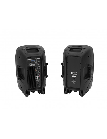 OMNITRONIC XFM-212AP Active 2-Way Speaker Set with Wireless Microphone