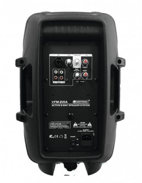 OMNITRONIC VFM-210A 2-Way Speaker, active
