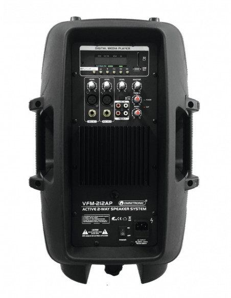 OMNITRONIC VFM-212AP 2-Way Speaker, active