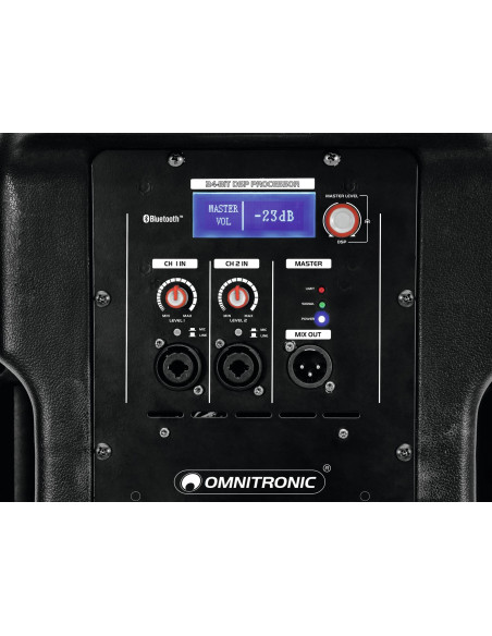 OMNITRONIC XKB-212A 2-Way Speaker, active, DSP