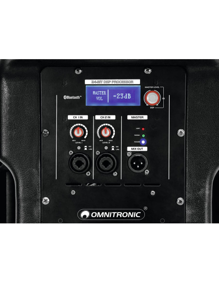 OMNITRONIC XKB-215A 2-Way Speaker, active, DSP