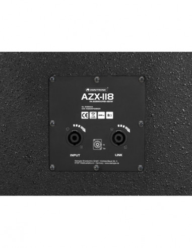 OMNITRONIC AZX-118 PA Subwoofer 450W